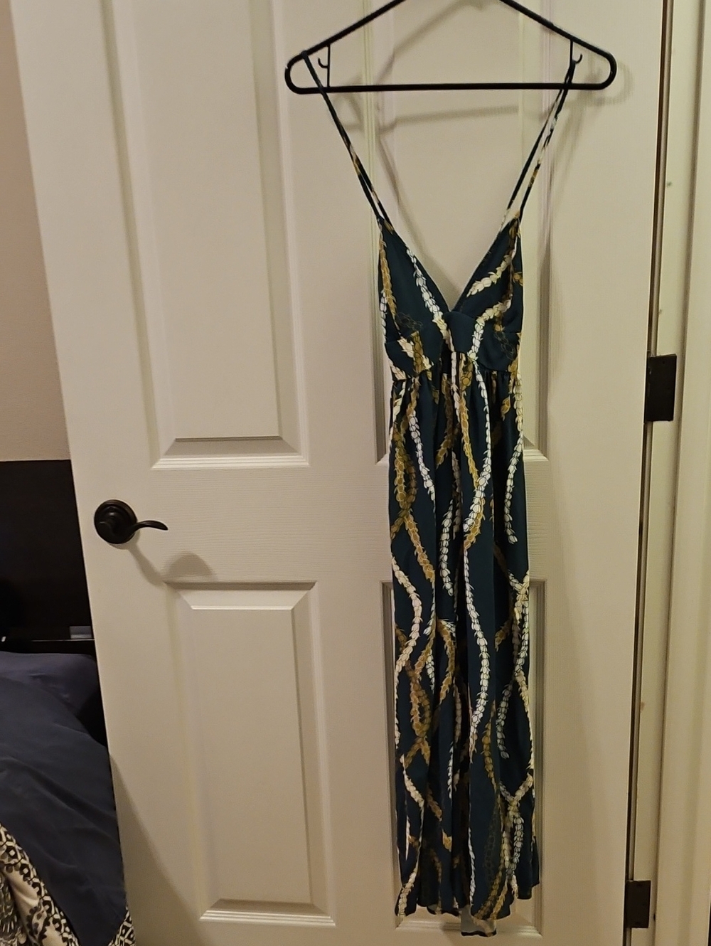 Kahulale'a Lei Print Dress With Adjustable Straps